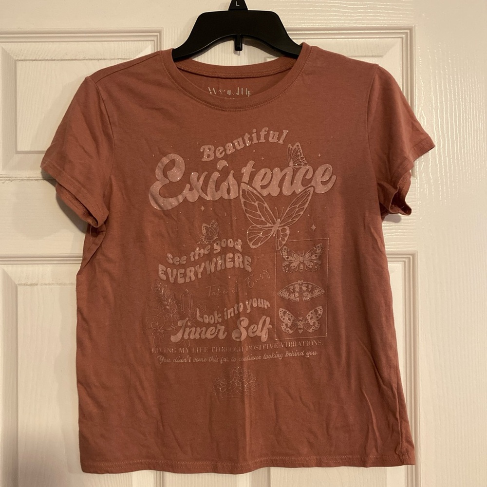 a new day Graphic Tee - Warm Rust